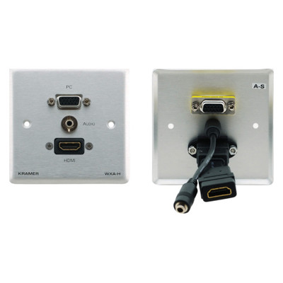 (CONSULTAR STOCK) KRAMER ROOM CONNECTIVITY CONNECT - ROOM CONNECTIVITY PASSIVE WALL PLATE - 15-PIN HD (F/F), 3.5MM & HDMI-MODEL (WXA-H/EU(W)-86) (80-000114) (Espera 4 dias)-SX35 (CONSULTAR STOCK) KRAMER ROOM CONNECTIVITY CONNECT - ROOM CONNECTIVITY PASSIVE WALL PLATE - 15-PIN HD (F/F), 3.5MM & HDMI-MODEL (WXA-H/EU(W)-86) (80-000114) (Espera 4 dias)