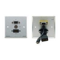 (CONSULTAR STOCK) KRAMER ROOM CONNECTIVITY CONNECT - ROOM CONNECTIVITY PASSIVE WALL PLATE 15−PIN HD, 3.5MM AUDIO & HDMI CONNECTORS-MODEL (WXA-H1/US(B)) (80-000226) (Espera 4 dias)-20SX (CONSULTAR STOCK) KRAMER ROOM CONNECTIVITY CONNECT - ROOM CONNECTIVITY PASSIVE WALL PLATE 15−PIN HD, 3.5MM AUDIO & HDMI CONNECTORS-MODEL (WXA-H1/US(B)) (80-000226) (Espera 4 dias)