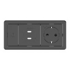 Kramer Electronics T-IN2-REC1(B) Negro (Espera 4 dias)