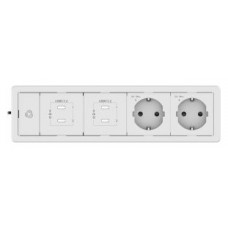 KRAMER CONNECT - ROOM CONNECTIVITY BASELINE, WHITE IN-TABLE, (Espera 4 dias)