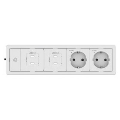 KRAMER CONNECT - ROOM CONNECTIVITY BASELINE, WHITE IN-TABLE, (Espera 4 dias)