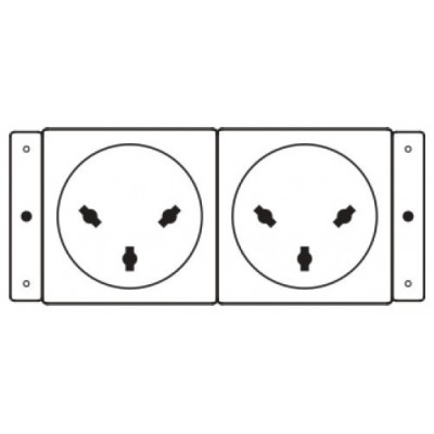 Kramer Electronics TS-2IL toma de corriente (Espera 4 dias)