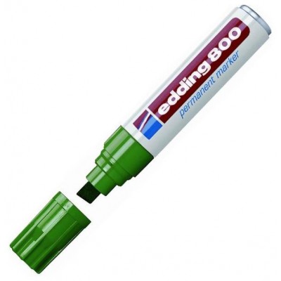 MARCADOR PERMAMENTE PUNTA BISELADA 4-12MM. VERDE EDDING 10800-04 (Espera 4 dias)
