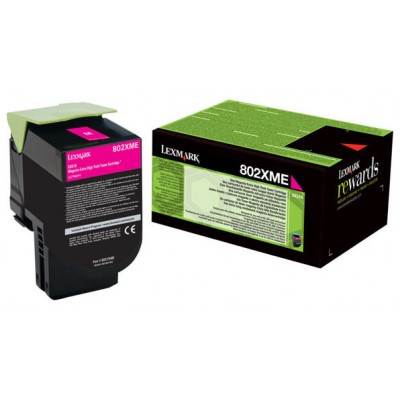 LEXMARK TONER MAGENTA EXTRA ALTO RENDIMIENTO 802XM (4000 PAG) / CORPORATIVO