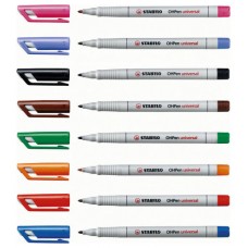 MARCADOR PERMANENTE PUNTA FINA OHPEN UNIVERSAL 0,7MM. AZUL STABILO 842/41 (MIN10) (Espera 4 dias)