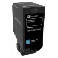 Lexmark CX725 Cartucho de toner cian de alto rendimiento