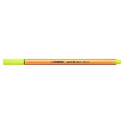 ROTULADOR PUNTA FINA POINT 88 0.4MM AMARILLO NEON STABILO 88/024 (MIN10) (Espera 4 dias)