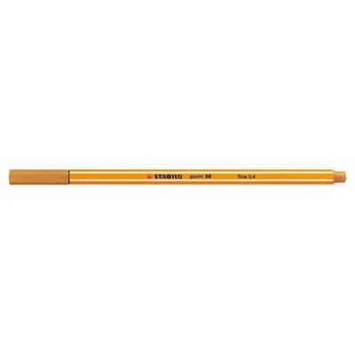 ROTULADOR PUNTA FINA POINT 88 0.4MM OCRE OSCURO STABILO 88/89 (MIN10) (Espera 4 dias)