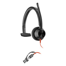HP Poly Auriculares monoaurales Poly Blackwire 3315 USB-C + Conector de 3,5 mm + Adaptador USB-C/A (Espera 4 dias)-SX14 HP Poly Auriculares monoaurales Poly Blackwire 3315 USB-C + Conector de 3,5 mm + Adaptador USB-C/A (Espera 4 dias)