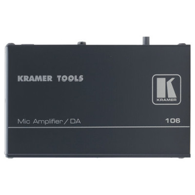 Kramer Electronics 106 amplificador de audio Negro (Espera 4 dias)-SX72 Kramer Electronics 106 amplificador de audio Negro (Espera 4 dias)