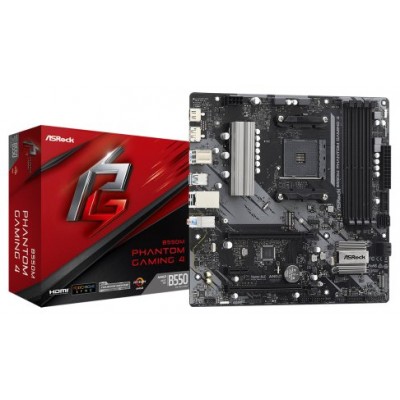 PB AMD SAM4 ASROCK B550M PHANTOM GAMING 4 4DDR4 4SATA3