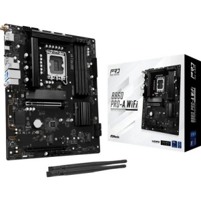 PLACA ASROCK B860 PRO-A WIFI,INTEL,1851,B860,4DDR5,256GB,1HDMI+1DP,4SATA3+2M.2,2.5GBLAN,WIFI6E+BT5.3,8USB3.2+2USB TYPE-C,ATX (Espera 4 dias)-SX29 PLACA ASROCK B860 PRO-A WIFI,INTEL,1851,B860,4DDR5,256GB,1HDMI+1DP,4SATA3+2M.2,2.5GBLAN,WIFI6E+BT5.3,8USB3.2+2USB TYPE-C,ATX (Espera 4 dias)