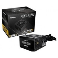 FUENTE ALIMENTACION ASROCK CL-650G,PSU,650W,80 PLUS GOLD,120MM,ACTIVE PFC,PCI-E (6+2 pin)x4,SATA (5 pin)x4 (Espera 4 dias)