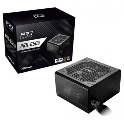 FUENTE ALIMENTACION ASROCK PRO-650B,PSU,850W,BRONZE (Espera 4 dias)-SX18 FUENTE ALIMENTACION ASROCK PRO-650B,PSU,850W,BRONZE (Espera 4 dias)