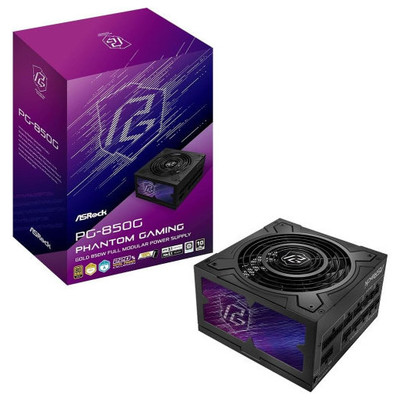 FUENTE ALIMENTACION ASROCK PRO-850G,PSU,850W,80 PLUS GOLD (Espera 4 dias)