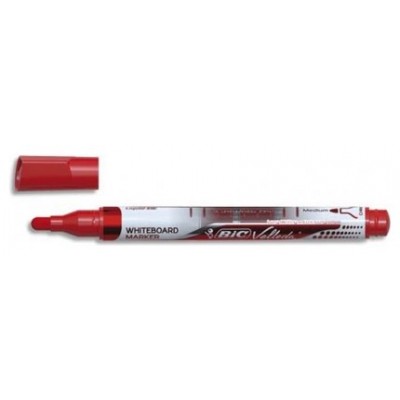 MARCADOR PARA PIZARRA BLANCA TINTA LIQUIDA TRAZO 2MM. ROJO VELLEDA 902089 (MIN12) (Espera 4 dias)