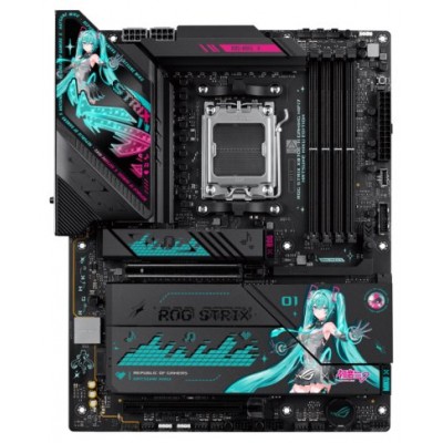 ASUS ROG STRIX X870E-H GAMING WIFI7 HATSUNE MIKU EDITION AMD X870E Z&oacute;calo AM5 ATX (Espera 4 dias)