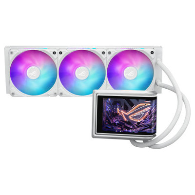 SISTEMA DE REFRIGERACION LIQUIDA ASUS PARA CPU ROG RYUO IV 360 ARGB WHITE EDITION,PANTALLA AMOLED (Espera 4 dias)