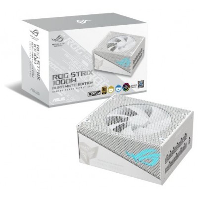 ASUS ROG -STRIX-1000G-AURA-WHITE-GAMING unidad de fuente de alimentación 1000 W 24-pin ATX ATX Blanco (Espera 4 dias)