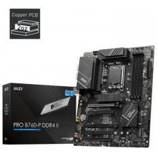 PLACA MSI PRO B760-P DDR4 II,INTEL,1700,B760,4DDR4,128GB,HDMI+DP,4SATA+2M.2,4USB 3.2+2USB-C,2.5GB,ATX (Espera 4 dias)