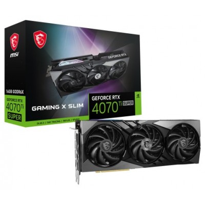 MSI VGA NVIDIA RTX 4070 Ti SUPER 16G GAMING X SLIM