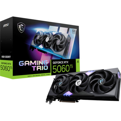 TARJETA GRAFICA MSI GEFORCE RTX 5060 TI 8G GAMING TRIO OC-SX57 TARJETA GRAFICA MSI GEFORCE RTX 5060 TI 8G GAMING TRIO OC