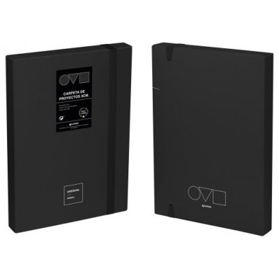 CAJA DE PROYECTOS 3CM EN POLYFOAM UNEQUAL MINIMAL NEGRO GRAFOPLAS 91271010 (Espera 4 dias)-SX2 CAJA DE PROYECTOS 3CM EN POLYFOAM UNEQUAL MINIMAL NEGRO GRAFOPLAS 91271010 (Espera 4 dias)