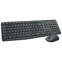 COMBO TECLADO RATON LOGITECH MK235 RF INALAMBRICO GRIS PORTUGUES