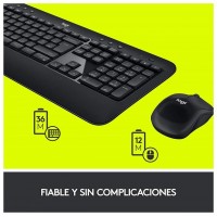 LOGITECH TECLADO + RATON WIRELESS INALAMBRICO ADVANCED COMBO