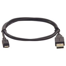 Kramer Electronics C-USB/MICROB-3 cable USB 3 m 2.0 USB A Micro-USB B Negro, Plata (Espera 4 dias)