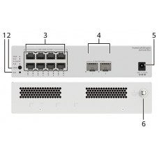 HUAWEI S210-8LP2J (8*10/100/1000BASE-T PORTS (32W POE+), 2*2.5GE SFP PORTS, WITH 1*AC POWER ADAPTER, FANLESS)" (Espera 4 dias)