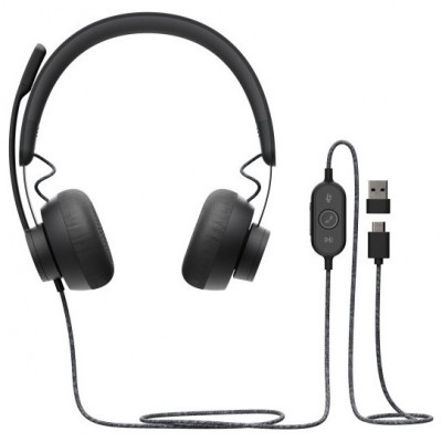 HEADSET LOGITECH ZONE WIRED AUDIO PREMIUM CANCELACION