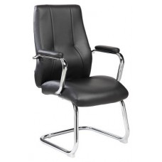 SILLA CONFIDENTE IMITACIÓN PIEL NEGRO ROCADA 985V22 (Espera 4 dias)