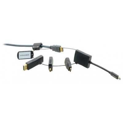 Kramer Electronics AD-RING-5 cambiador de género para cable Negro (Espera 4 dias)