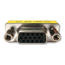 KRAMER CABLES & CONNECTORS CONNECT - CABLES GENDER CHANGER HD15 F/F-MODEL (AD-GF/GF(PACK-10)) (99-929201101) (Espera 4 dias)-SX18 KRAMER CABLES & CONNECTORS CONNECT - CABLES GENDER CHANGER HD15 F/F-MODEL (AD-GF/GF(PACK-10)) (99-929201101) (Espera 4 dias)