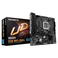 GIGABYTE H610M D3H WIFI DDR4 Placa Base – Compatible con procesadores Intel Core 14ª generación, VRM de 6+1+1 fases, hasta 3200 MHz DDR4, 2xPCIe 3.0 M.2, Wi-Fi 5, LAN 1 GbE, USB 3.2 Gen 1 (Espera 4 dias)-18SX GIGABYTE H610M D3H WIFI DDR4 Placa Base – Compatible con procesadores Intel Core 14ª generación, VRM de 6+1+1 fases, hasta 3200 MHz DDR4, 2xPCIe 3.0 M.2, Wi-Fi 5, LAN 1 GbE, USB 3.2 Gen 1 (Espera 4 dias)