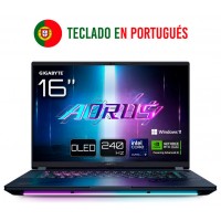 GIGABYTE AORUS MASTER 16 BZHC6PTE64SP ordenador portatil Intel Core Ultra 9 275HX Portátil 40,6 cm (16") WQXGA 32 GB DDR5-SDRAM 1 TB SSD NVIDIA GeForce RTX 5090 Wi-Fi 7 (802.11be) Windows 11 Pro Negro (Espera 4 dias)