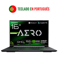 PORTATIL GIGABYTE AERO X16 2WHA3PTC65AH R9-370HX 32GB 1TB RTX5070 16" W11H-693SX PORTATIL GIGABYTE AERO X16 2WHA3PTC65AH R9-370HX 32GB 1TB RTX5070 16" W11H