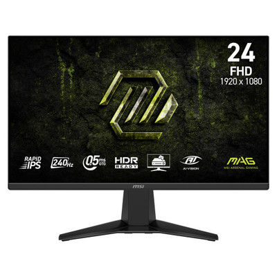 MSI MAG 255F X24 pantalla para PC 62,2 cm (24.5") 1920 x 1080 Pixeles Full HD LCD Negro (Espera 4 dias)-SX34 MSI MAG 255F X24 pantalla para PC 62,2 cm (24.5") 1920 x 1080 Pixeles Full HD LCD Negro (Espera 4 dias)