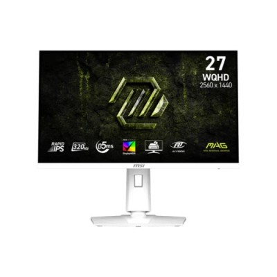 MSI MONITOR MAG 274QRFW X32. 27" RAPID IPS FLAT. 2560X1440. 320HZ. BLANCO (Espera 4 dias)