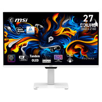 MSI Pro MAX 271UPXW12G pantalla para PC 67,3 cm (26.5") 3840 x 2160 Pixeles UltraWide Full HD QD-OLED Blanco (Espera 4 dias)