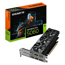 GIGABYTE GeForce RTX 5060 D7 Low Profile Tarjeta Gráfica 8G – 8 GB GDDR7, 128 bits, PCI-E 5.0 x8, frecuencia de núcleo 2497 MHz, 3 x DisplayPort, 1 x HDMI, NVIDIA DLSS 4, GV-N5060D7-8GL (Espera 4 dias)-SX46 GIGABYTE GeForce RTX 5060 D7 Low Profile Tarjeta Gráfica 8G – 8 GB GDDR7, 128 bits, PCI-E 5.0 x8, frecuencia de núcleo 2497 MHz, 3 x DisplayPort, 1 x HDMI, NVIDIA DLSS 4, GV-N5060D7-8GL (Espera 4 dias)