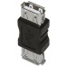 AISENS - ADAPTADOR USB 2.0, TIPO A/H-A/H, NEGRO