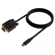 CABLE CONVERSOR USB-C A VGA USB-CM-HDB15M NEGRO 0.8M