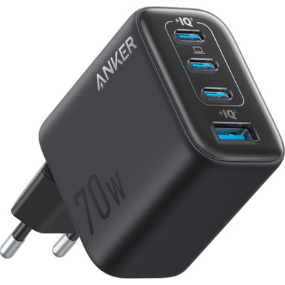 CARGADOR DE PARED ANKER ZOLO 70W 4 PUERTOS PD 3.0