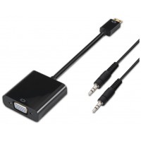 CONVERSOR MINI HDMI A SVGA+AUDIO HDMI CM-SVGAH NEGRO