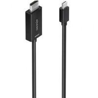 AISENS - CABLE CONVERSOR MINI DP A HDMI 4K@60HZ, MINI DP/M-HDMI/M, NEGRO, 5.0M