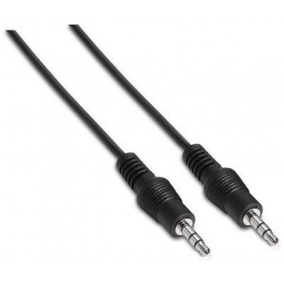 CABLE AUDIO ESTEREO JACK 3.5M-JACK 3.5M NEGRO 3.0M