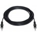 CABLE AUDIO ESTEREO JACK 3.5M-JACK 3.5M NEGRO 3.0M