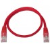 AISENS - CABLE DE RED LATIGUILLO RJ45 CAT.5E UTP AWG24, ROJO, 1.0M